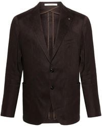 Tagliatore - Notched-Lapels Single-Breasted Blazer - Lyst