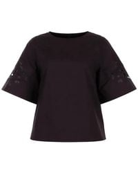 Weekend by Maxmara - Floral Wide-Sleeve Blouse - Lyst