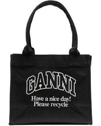 Ganni - Bolso shopper Easy - Lyst
