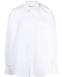 Alexander Wang - Long-sleeve Poplin Cotton Shirt - Lyst