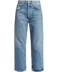 Agolde - 90s Crop Straight-leg Jeans - Lyst