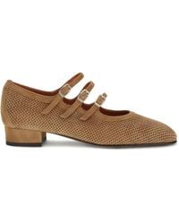 CAREL PARIS - Triple-Strap Perforated Pumps - Lyst