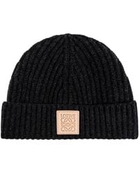 Loewe - Cashmere Beanie Hat - Lyst