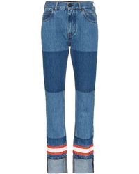 CALVIN KLEIN 205W39NYC Colorblock Denim Jeans - Blue