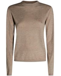 Max Mara - Crew-Neck Fine-Knit T-Shirt - Lyst