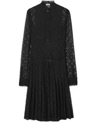 Burberry - Check Lace Dress - Lyst