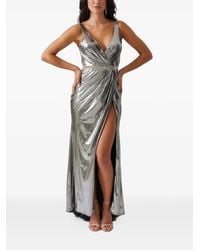 Forever Unique - V-Neck Sleveless Maxi Dress - Lyst