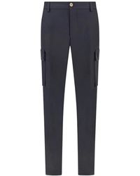 Paul & Shark - Lucca Virgin Wool Cargo Straight-Leg Trousers - Lyst