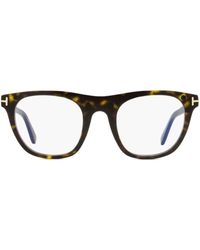 Tom Ford - Clip-On-Brille in Schildpattoptik - Lyst
