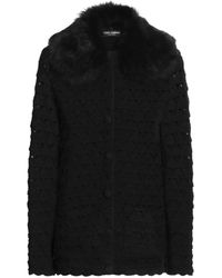 Dolce & Gabbana - Crochet Jacket - Lyst