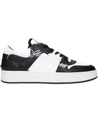 Jimmy Choo - Baskets À Logo Brodé - Lyst