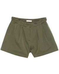 Ulla Johnson - Pleated Pocket Shorts - Lyst