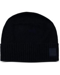 BOSS - Logo-Patch Beanie Hat - Lyst