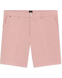 BOSS - Side-Pockets Tailored Shorts - Lyst
