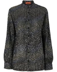 Missoni - Sequin-Embellished Zigzag Shirt - Lyst