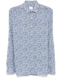 Xacus - Floral-Print Shirt - Lyst