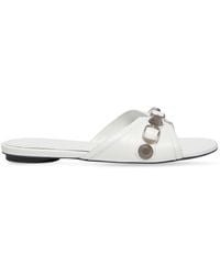Balenciaga - Cagole Leather Sandals - Lyst
