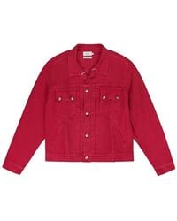 Rhude - Button-Down Denim Jack Met Zakdetail - Lyst