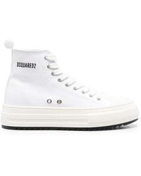 DSquared² - High-Top-Sneakers Mit Plateau - Lyst