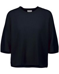 Allude - Ribbed-Knit T-Shirt - Lyst