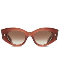 Cutler and Gross - Zonnebril Met Cat-Eye Montuur - Lyst