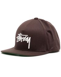 Stussy - Embroidered-logo Cap - Lyst