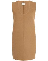 KHAITE - Scoop-neck Sleeveless Dress - Lyst
