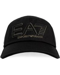 EA7 - Logo-Embroidered Baseball Cap - Lyst