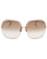 Linda Farrow - Ceclia Oversize Round-frame Sunglasses - Lyst