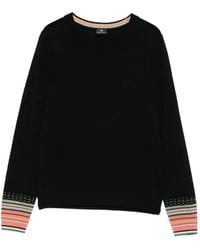 Paul Smith - Striped Cuff Sweater - Lyst