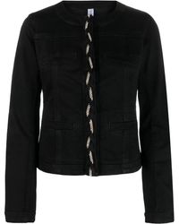 Liu Jo - Giacca Denim Con Dettaglio Catena - Lyst