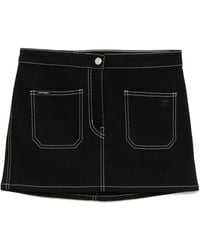 Courreges - デニム ミニスカート - Lyst