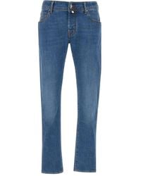 Jacob Cohen - Nick Five-Pocket-Jeans mit Logo-Patch - Lyst