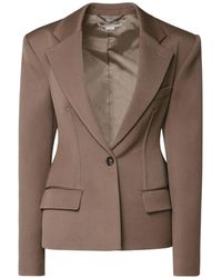 Stella McCartney - Notched-Lapel Blazer - Lyst