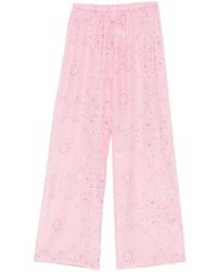 MC2 Saint Barth - Amalia Bandana-Print Cotton Trousers - Lyst