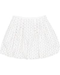 Maje - Embellished Bubble Mini Skirt - Lyst