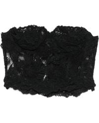 Ermanno Scervino - Lace-Embroidered Strapless Top - Lyst