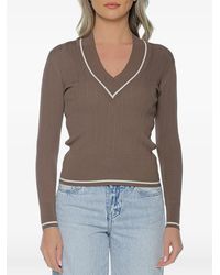 ARMANI EXCHANGE - V-Neck Sweater - Lyst