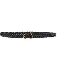 Polo Ralph Lauren - Vachetta Braided Skinny Belt - Lyst