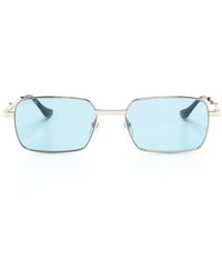 Gucci - Sonnenbrille mit eckigem Gestell - Lyst