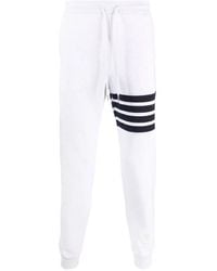Thom Browne - 4-Bar Cotton Track Pants - Lyst