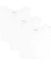 Second/Layer - Cotton Crew-Neck T-Shirt (Pack Of Three) - Lyst