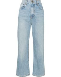 B Sides - Cropped Straight-leg Jeans - Lyst