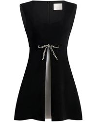Cinq À Sept - Jo Bow Sleeveless Dress - Lyst