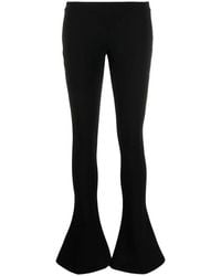 Balmain - Low-Waist Flared Trousers - Lyst