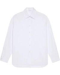 Givenchy - Couture Seam Cocoon Long-Sleeve Cotton Shirt - Lyst