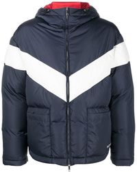 Valentino Garavani - Logo-print Padded Hooded Jacket - Lyst