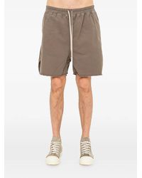 Rick Owens - Drawstring-Waist Zip-Detail Shorts - Lyst