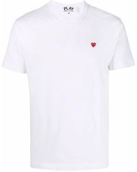 COMME DES GARÇONS PLAY - T108 Classic Red Heart T-shirt - Lyst
