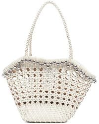 OSOI - Borsa A Spalla Lip Con Perline - Lyst